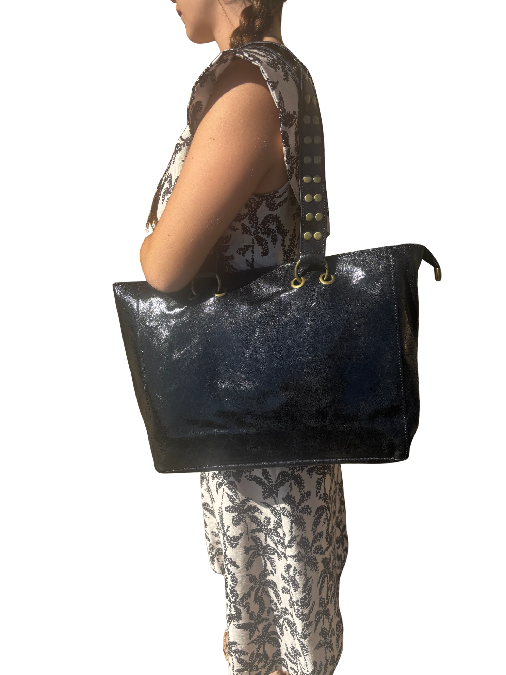 BOLSO SHOPPER TACHUELAS ASAS