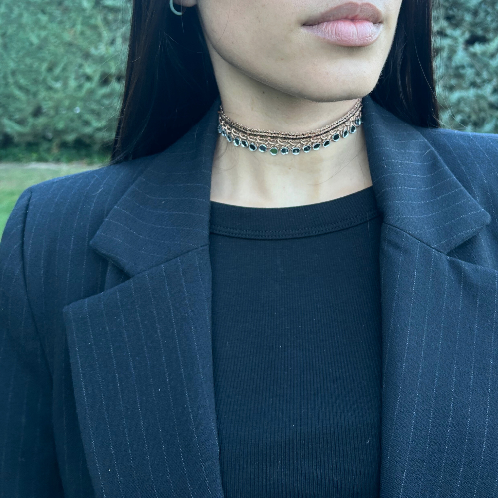CHOKER ARAPY ROSA