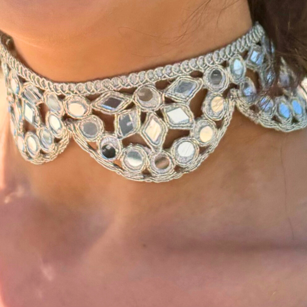 CHOKER YARA PLATEADO