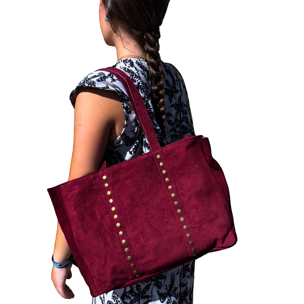 BOLSO SHOPPER TACHUELAS
