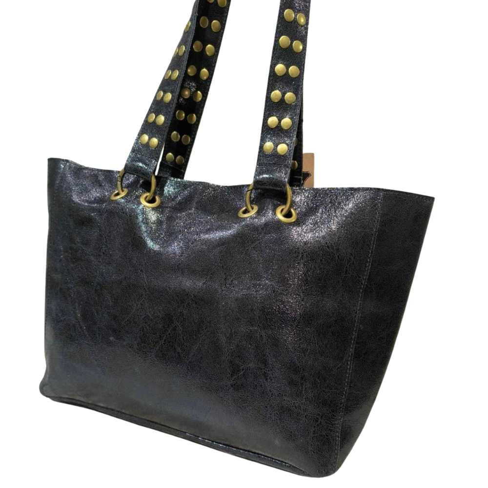 BOLSO SHOPPER TACHUELAS ASAS